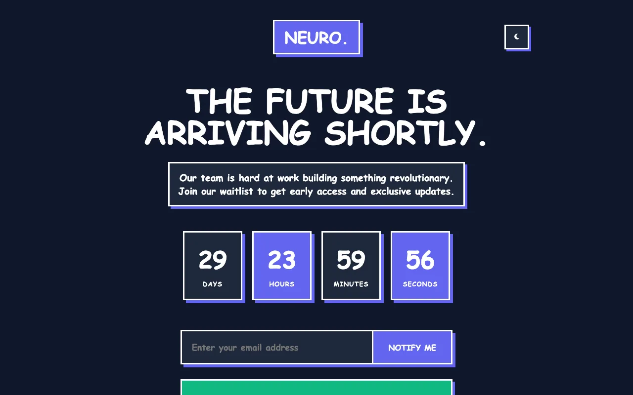 NEURO. template preview