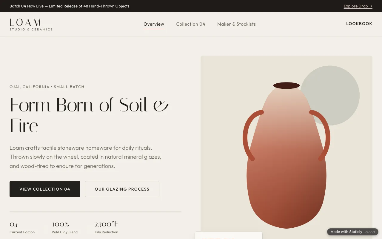 Loam template preview